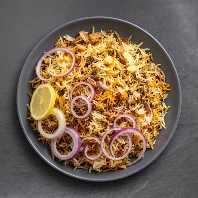 Goat Biryani.